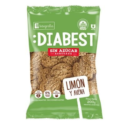 Galletitas DIABEST Limón y avena x 200 g