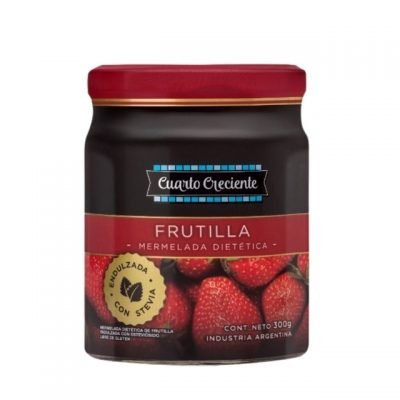 Mermelada con Stevia Frutilla CUARTO CRECIENTE Vidrio x 300g