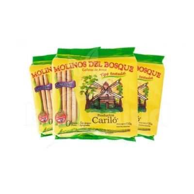 Galletas Arroz MOLINO DEL BOSQUE x 150g Original SIN TACC
