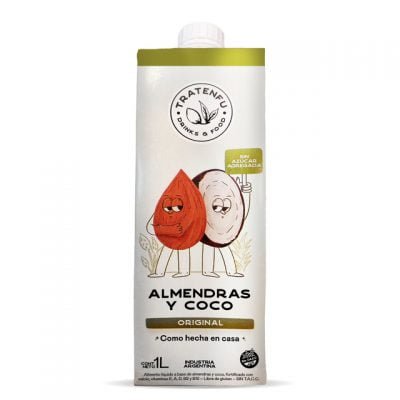 Leche de Almendras y COCO TRATENFU x 1000 ml SIN TACC