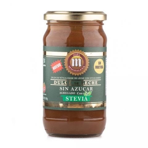 Dulce de Leche S/Azucar DOÑA MAGDALENA x 400g STEVIA SIN FRUCTOSA