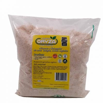 Rebozador de arroz integral cocido orgánico ORYZA SIN SAL/sin tacc x 250g