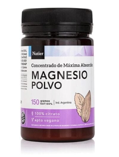 Magnesio en polvo - 150g - NATIER