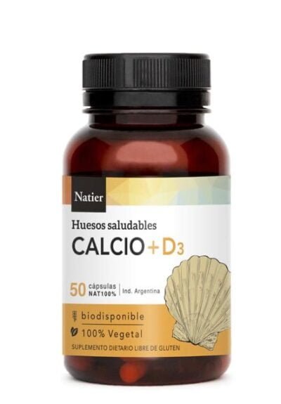 Calcio +D3 - capsulas - NATIER