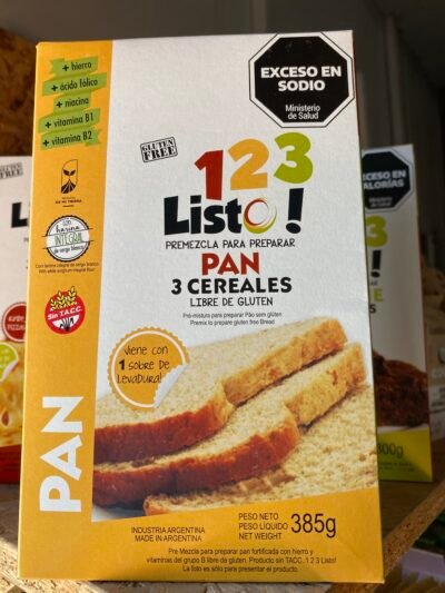 Premezcla SIN TACC para Pan - 123Listo!