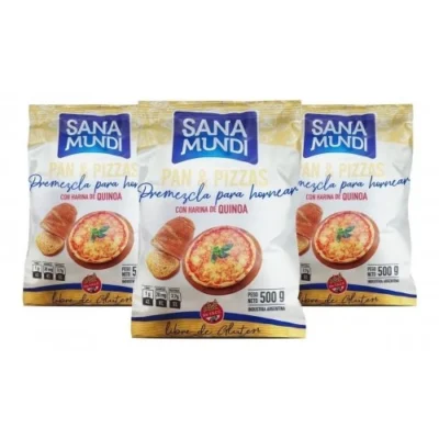 Premezcla para pan y pizzas SIN TACC - SANA MUNDI 500g
