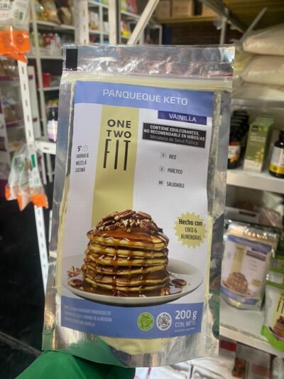 Premezcla Para Panqueque Keto Vainilla 200gr. - ONE TWO FIT