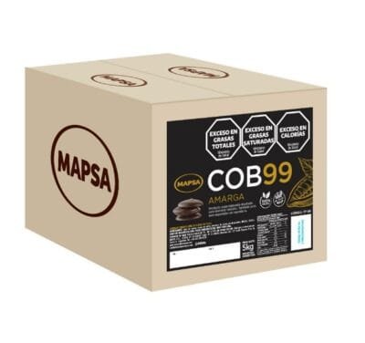 Cobertura de chocolate amarga 99% cacao - MAPSA
