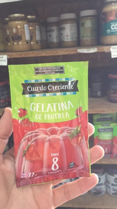Gelatina dietética - Cuarto Creciente - FRUTILLA