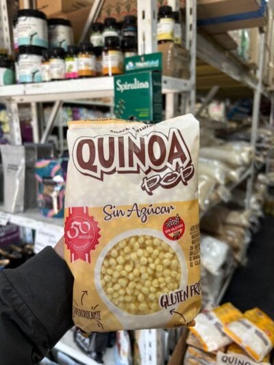 Quinoa inflada Natural Sin azúcar x 80g (unidad/pack 10 bolsitas) YIN YANG