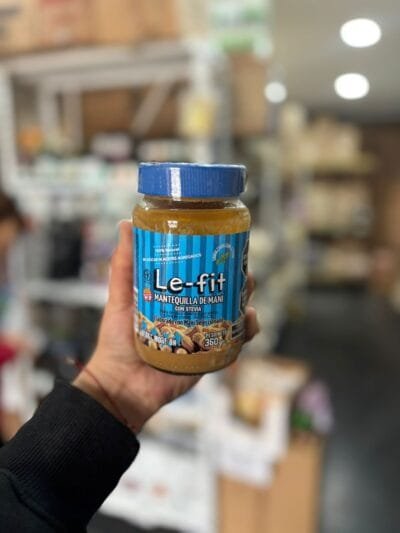 Mantequilla de maní Le-Fit - con stevia - sin tacc - 360g