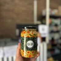 Aceitunas rellenas con morrón – 360g – G&B