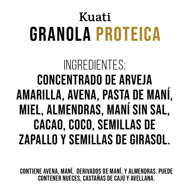 Granola Proteica 200g KUATI - Image 2